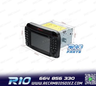 RADIO GPS ANDROID 10 PARA MERCEDES S W220 98-05