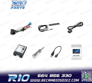 RADIO GPS ANDROID 12 PARA FORD FOCUS C-MAX FIESTA GALAXY KUG