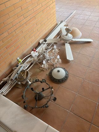 Lámparas de techo y ventilador