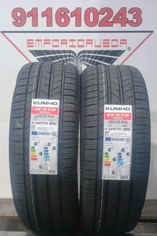 205 55 16 V KUMHO RUEDA NUEVA YA MONTADA