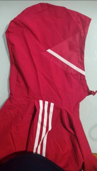 Cortavientos Adidas Rojo