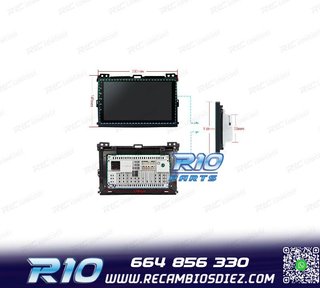 RADIO GPS ANDROID 12 PARA TOYOTA LAND CRUISER 02-09