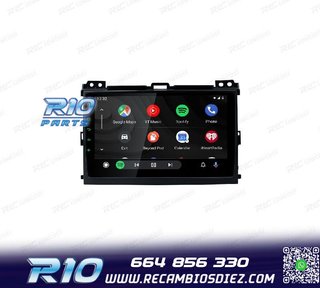 RADIO GPS ANDROID 12 PARA TOYOTA LAND CRUISER 02-09