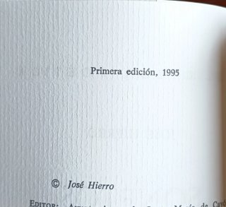 JOSÉ HIERRO. SONETOS. POESÍA. PRIMERA EDICIÓN.