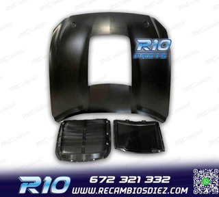 CAPO FORD MUSTANG 15-17 LOOK GT500 ALUMINIO