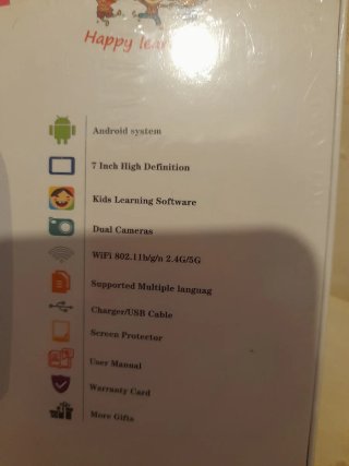 Tablet infantil Kids Touch,7 pulgadas,precintada