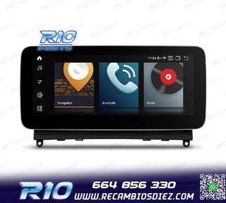 RADIO GPS ANDROID 12 PARA MERCEDES C W204 07-10