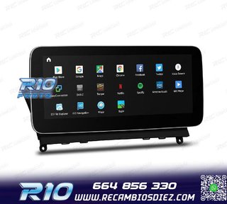 RADIO GPS ANDROID 12 PARA MERCEDES C W204 07-10