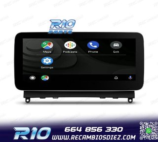 RADIO GPS ANDROID 12 PARA MERCEDES C W204 07-10