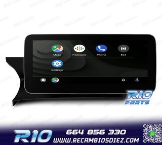 RADIO GPS ANDROID 12 PARA MERCEDES W204 11-14