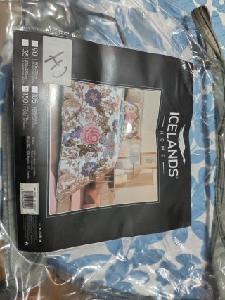 Colcha estampada reversible