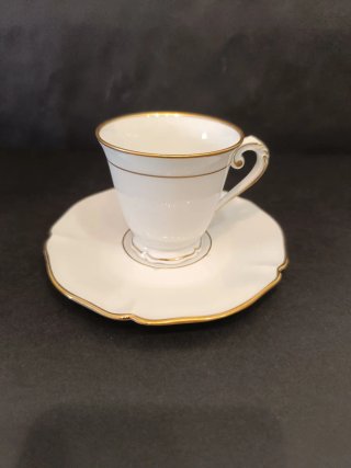 Royal Limoges 4 tazas de café de porcelana