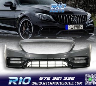 PARAGOLPES DELANTERO MERCEDES CLASE C W205 18-21 LOOK AMG C6