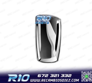 FUNDA CARCASA LLAVE BMW CUADRADA CROMO