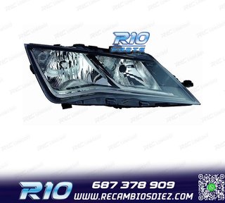 FARO DCH PARA SEAT LEON 12-16 FONDO NEGRO