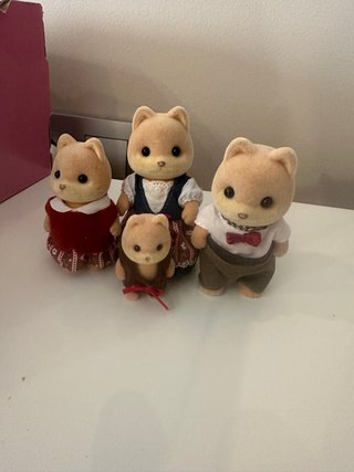 Familia Perros Caramelo Sylvanian Families