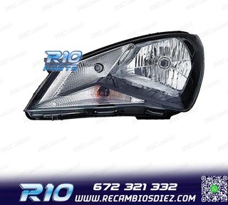 FARO IZQ PARA SEAT MII 11- FONDO NEGRO