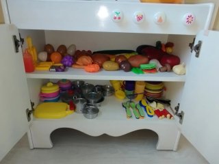 Cocinita de madera infantil