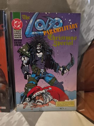 Lote cómic Lobo + lámina de Nightwing