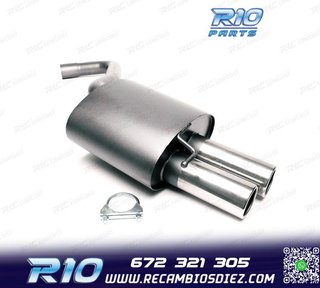 SILENCIOSO ESCAPE BMW SERIE 3 E90 E91 2005- x2 BIS