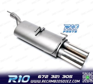 SILENCIOSO ESCAPE PARA OPEL ASTRA 1991-1998 x2