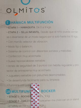 Hamaca Multifunción Olmitos 2en1