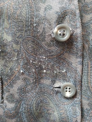 Chaleco de vestir estampado