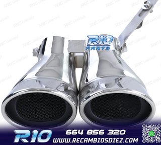 COLA ESCAPE MERCEDES CLASE C W203 00-07 CROMO