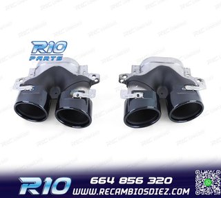 COLAS ESCAPE MERCEDES CLASE E W213 16- E53 AMG NEGRO