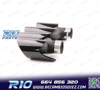 COLAS ESCAPE PORSCHE MACAN 95B 14-17 LOOK GTS NEGRO