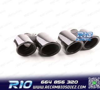 COLAS ESCAPE PORSCHE MACAN 95B 14-17 LOOK GTS NEGRO