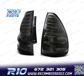 PILOTOS TOYOTA LAND CRUISER FJ120 03-08 LED FONDO CROMO AHUM