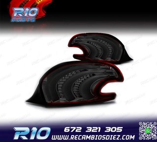 PILOTOS PARA PEUGEOT 208 12-15 LIGHT BAR ROJO AHUMADO