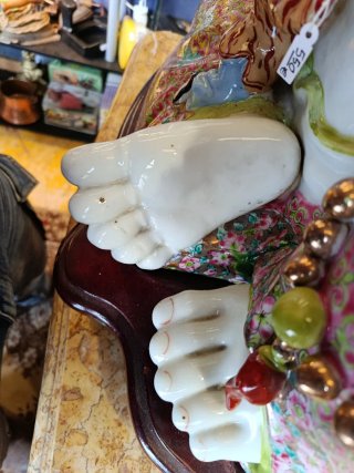 BUDA DE LA FELICIDAD O DE LA FERTILIDAD, PORCELANA