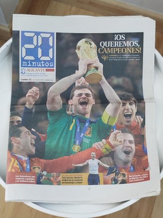 Lote Periódicos Mundial España ABC Vanguardia 20 M