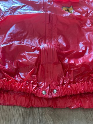 Poncho Ferrari Rosso Corsa Taglia Unica