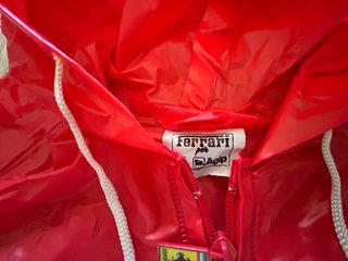 Poncho Ferrari Rosso Corsa Taglia Unica