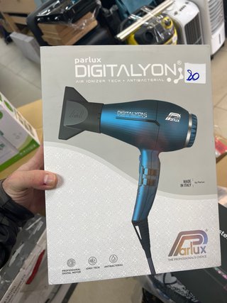 Parlux Digitalyon secador de pelo azul