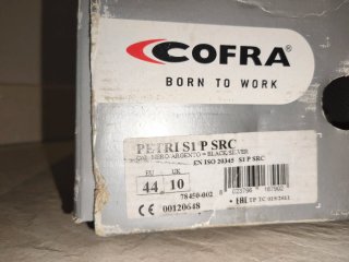 Scarpa antinfortunistica nera COFRA