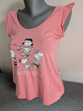 Camiseta Peanuts Snoopy Party Algodón