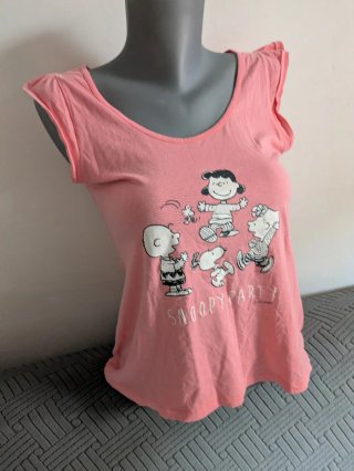 Camiseta Peanuts Snoopy Party Algodón