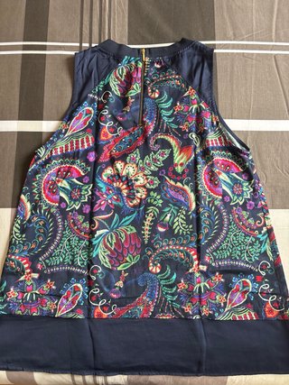 Blusa Desigual tirantes estampado