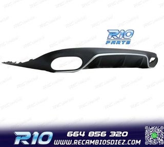 DIFUSOR MERCEDES CLASE E C238 17-19 LOOK AMG E53 PLATA + COL