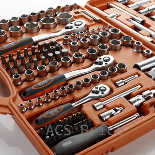 Juego Llaves de Vaso de 1/2", 1/4" y 3/8" - 171 Piezas Alyco 170745