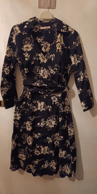 Vestido camisero floral talla 38