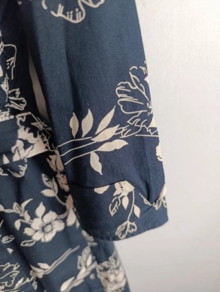 Vestido camisero floral talla 38