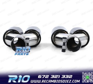 COLAS ESCAPE BMW LOOK M PERFORMANCE CROMO CARBONO