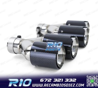 COLAS ESCAPE BMW LOOK M PERFORMANCE CROMO CARBONO