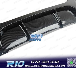 DIFUSOR BMW E90 E91 LOOK M PERFORMANCE CARBONO 00---