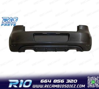 PARAGOLPES TRASERO VOLKSWAGEN VW GOLF 6 DOBLE SALIDA